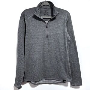 Patagonia Quarter Zip Shirt Men’s Medium Gray 1/4 Zip Long Sleeve Top M